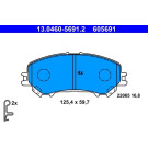ATE | Bremsbelagsatz, Scheibenbremse | 13.0460-5691.2 ATE | Bremsbelagsatz, Scheibenbremse | 13.0460-5691.2