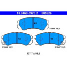 ATE | Bremsbelagsatz, Scheibenbremse | 13.0460-5926.2 ATE | Bremsbelagsatz, Scheibenbremse | 13.0460-5926.2