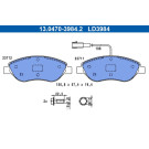 ATE | Bremsbelagsatz, Scheibenbremse | 13.0470-3984.2 ATE | Bremsbelagsatz, Scheibenbremse | 13.0470-3984.2