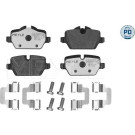 Meyle | Bremsbelagsatz, Scheibenbremse | 025 236 2316/PD Meyle | Bremsbelagsatz, Scheibenbremse | 025 236 2316/PD