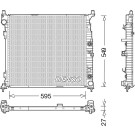 Denso | Kühler, Motorkühlung | DRM17055