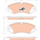 TRW | Bremsbelagsatz, Scheibenbremse | GDB1825 TRW | Bremsbelagsatz, Scheibenbremse | GDB1825