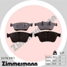 Zimmermann | Bremsbelagsatz, Scheibenbremse | 24176.910.1 Zimmermann | Bremsbelagsatz, Scheibenbremse | 24176.910.1