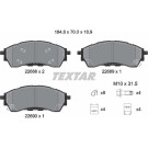 Textar | Bremsbelagsatz, Scheibenbremse | 2268801 Textar | Bremsbelagsatz, Scheibenbremse | 2268801