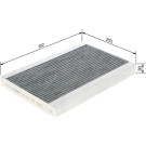 BOSCH 1 987 435 543 Innenraumfilter BOSCH 1 987 435 543 Innenraumfilter