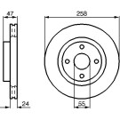 BOSCH | Bremsscheibe | 0 986 478 989