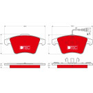 TRW | Bremsbelagsatz, Scheibenbremse | GDB1556DTE TRW | Bremsbelagsatz, Scheibenbremse | GDB1556DTE
