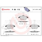 Brembo | Bremsbelagsatz, Scheibenbremse | P 85 113