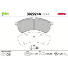 Valeo | Bremsbelagsatz, Scheibenbremse | 302924A Valeo | Bremsbelagsatz, Scheibenbremse | 302924A