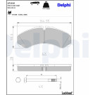 Delphi | Bremsbelagsatz, Scheibenbremse | LP1616 Delphi | Bremsbelagsatz, Scheibenbremse | LP1616