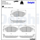 Delphi | Bremsbelagsatz, Scheibenbremse | LP2218 Delphi | Bremsbelagsatz, Scheibenbremse | LP2218