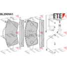 FTE | Bremsbelagsatz, Scheibenbremse | 9011151 FTE | Bremsbelagsatz, Scheibenbremse | 9011151