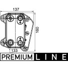 Mahle | Ölkühler, Motoröl | CLC 104 000P