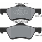 Textar | Bremsbelagsatz, Scheibenbremse | 2443901 Textar | Bremsbelagsatz, Scheibenbremse | 2443901