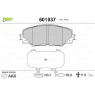 Valeo | Bremsbelagsatz, Scheibenbremse | 601037 Valeo | Bremsbelagsatz, Scheibenbremse | 601037