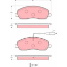 TRW | Bremsbelagsatz, Scheibenbremse | GDB1627 TRW | Bremsbelagsatz, Scheibenbremse | GDB1627
