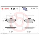 Brembo | Bremsbelagsatz, Scheibenbremse | P 50 068