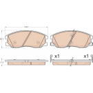 TRW | Bremsbelagsatz, Scheibenbremse | GDB1978 TRW | Bremsbelagsatz, Scheibenbremse | GDB1978