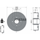 Textar | Bremstrommel | 94019600