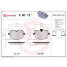 Brembo | Bremsbelagsatz, Scheibenbremse | P 06 101