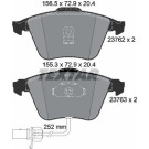 Textar | Bremsbelagsatz, Scheibenbremse | 2376201 Textar | Bremsbelagsatz, Scheibenbremse | 2376201