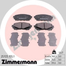 Zimmermann | Bremsbelagsatz, Scheibenbremse | 25725.155.1 Zimmermann | Bremsbelagsatz, Scheibenbremse | 25725.155.1