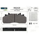 Valeo | Bremsbelagsatz, Scheibenbremse | 882428 Valeo | Bremsbelagsatz, Scheibenbremse | 882428