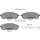Textar | Bremsbelagsatz, Scheibenbremse | 2269301 Textar | Bremsbelagsatz, Scheibenbremse | 2269301