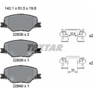 Textar | Bremsbelagsatz, Scheibenbremse | 2283801 Textar | Bremsbelagsatz, Scheibenbremse | 2283801