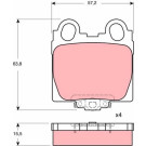 TRW | Bremsbelagsatz, Scheibenbremse | GDB3233 TRW | Bremsbelagsatz, Scheibenbremse | GDB3233
