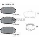 Textar | Bremsbelagsatz, Scheibenbremse | 2205203 Textar | Bremsbelagsatz, Scheibenbremse | 2205203