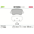 Valeo | Bremsbelagsatz, Scheibenbremse | 301928A Valeo | Bremsbelagsatz, Scheibenbremse | 301928A