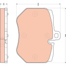 TRW | Bremsbelagsatz, Scheibenbremse | GDB1848 TRW | Bremsbelagsatz, Scheibenbremse | GDB1848