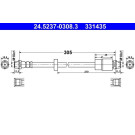 ATE | Bremsschlauch | 24.5237-0308.3