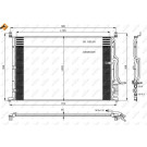 NRF | Kondensator, Klimaanlage | 35923