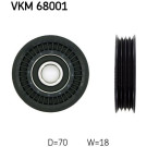 SKF | Umlenk-/Führungsrolle, Keilrippenriemen | VKM 68001