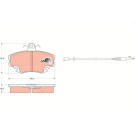 TRW | Bremsbelagsatz, Scheibenbremse | GDB400 TRW | Bremsbelagsatz, Scheibenbremse | GDB400