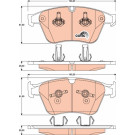TRW | Bremsbelagsatz, Scheibenbremse | GDB1794 TRW | Bremsbelagsatz, Scheibenbremse | GDB1794