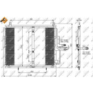 NRF | Kondensator, Klimaanlage | 35244