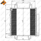 NRF | Kondensator, Klimaanlage | 35856