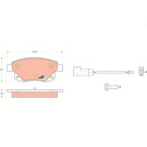 TRW | Bremsbelagsatz, Scheibenbremse | GDB1725 TRW | Bremsbelagsatz, Scheibenbremse | GDB1725