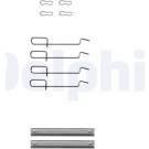 Delphi | Zubehörsatz, Scheibenbremsbelag | LX0113