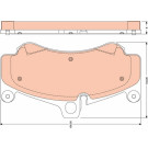 TRW | Bremsbelagsatz, Scheibenbremse | GDB1779 TRW | Bremsbelagsatz, Scheibenbremse | GDB1779