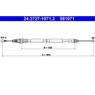 ATE | Seilzug, Feststellbremse | 24.3727-1071.2