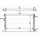 NRF | Kühler, Motorkühlung | 54657