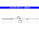 ATE | Seilzug, Feststellbremse | 24.3727-3411.2