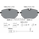 Textar | Bremsbelagsatz, Scheibenbremse | 2626801 Textar | Bremsbelagsatz, Scheibenbremse | 2626801