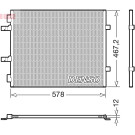 Denso | Kondensator, Klimaanlage | DCN20042