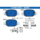 ATE | Bremsbelagsatz, Scheibenbremse | 13.0460-2658.2