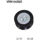 SKF | Umlenk-/Führungsrolle, Keilrippenriemen | VKM 64060